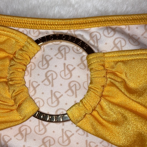 NWOT VS Swimsuit- Yellow w/Gold Detail 36B S - Picture 7 of 9